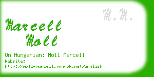 marcell moll business card